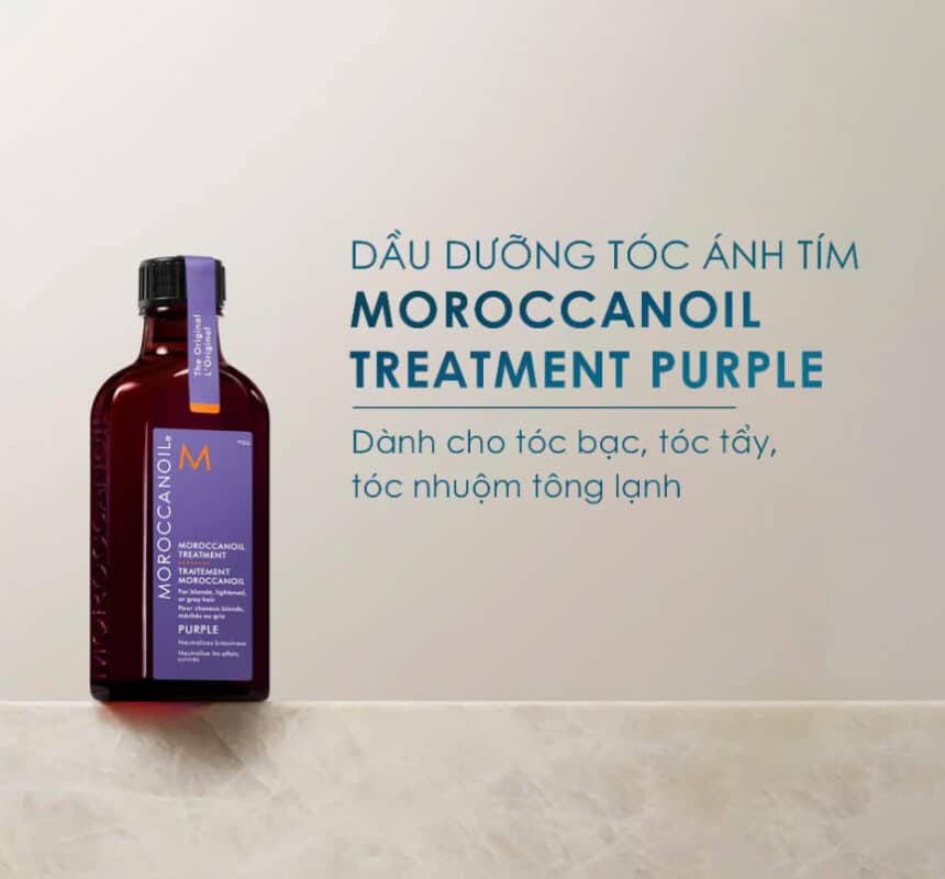 Dầu Dưỡng Tóc Ánh Tím Moroccanoil
