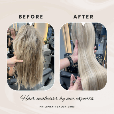 Phục hồi tóc hư tổn quận 3 tại Salon Philip