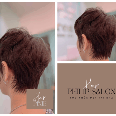 Beautiful pixie haircut in District 3 at Philip Salon