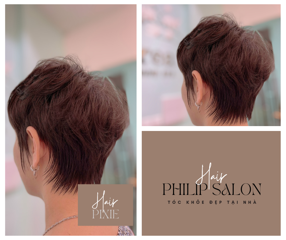 Beautiful pixie haircut in District 3 at Philip Salon