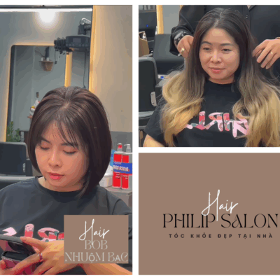 Nhuộm tóc hư tổn quận 3 tại Salon Philip – phục hồi và lên màu an toàn