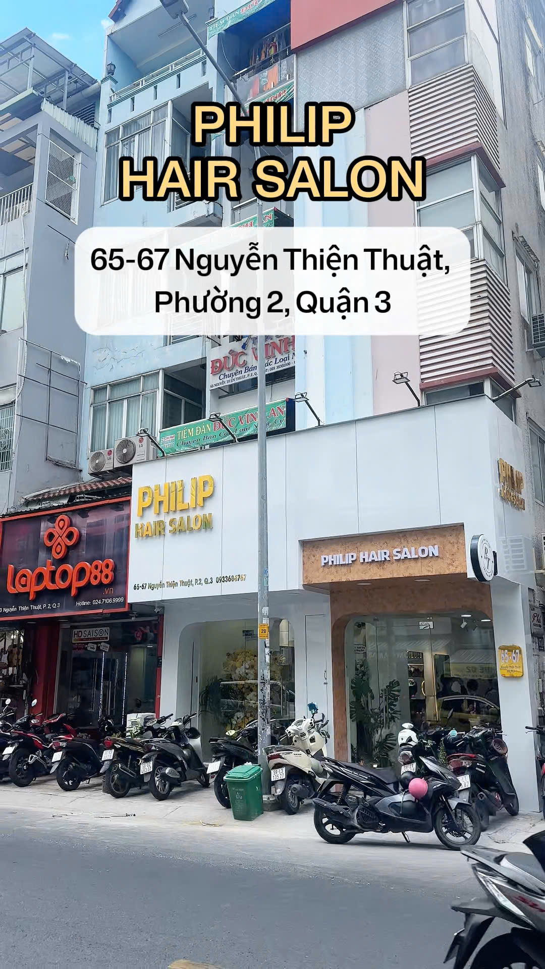 Địa chỉ cắt tóc đẹp Quận 3