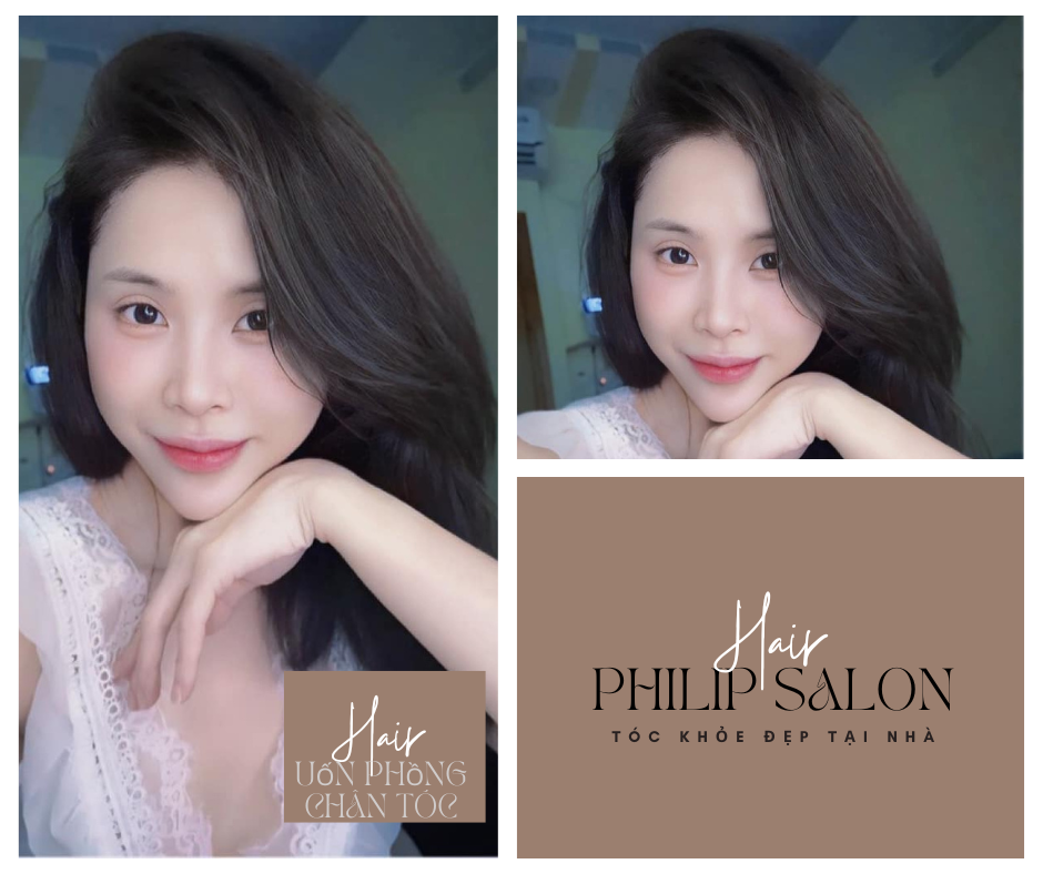 duỗi phồng chân tóc Quận 3 tại Salon Philip