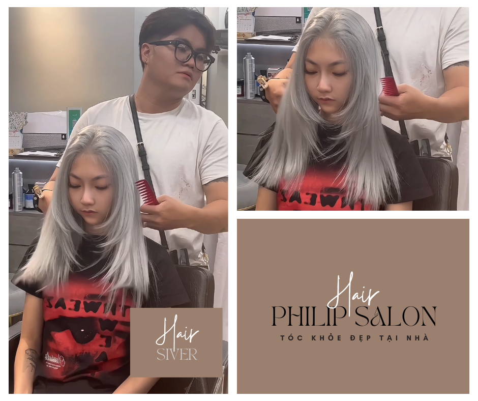 nhuộm không phai - không hư tổn Quận 3 tại Salon Philip