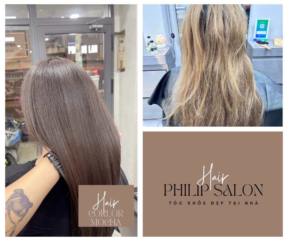 salon nhuộm tóc hư tổn Quận 3 tại Salon Philip