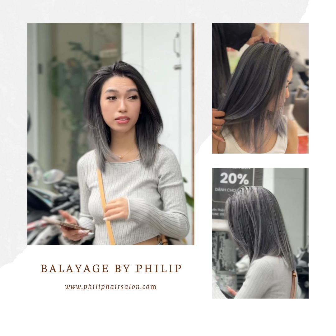 Balayage tóc ngắn Quận 3